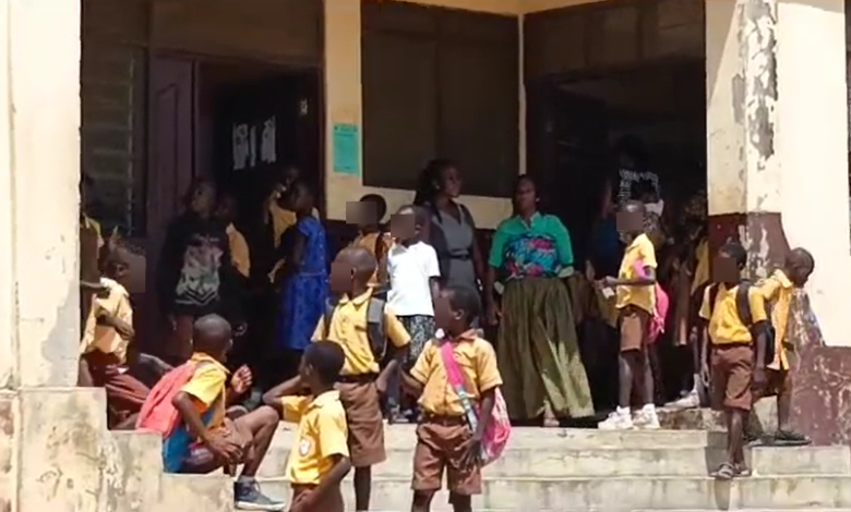 Pupils at Galilea M/A Primary School