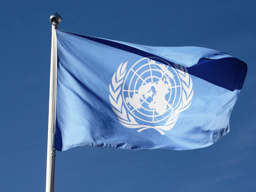 United Nations outdoor flag