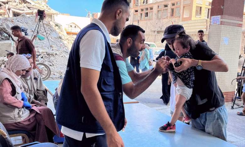 Polio Vaccination in North Gaza