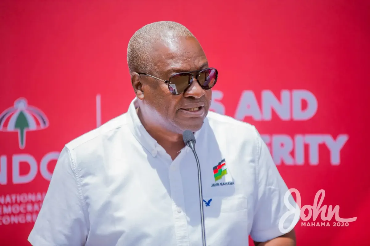 NDC presidential candidate, John Dramani Mahama