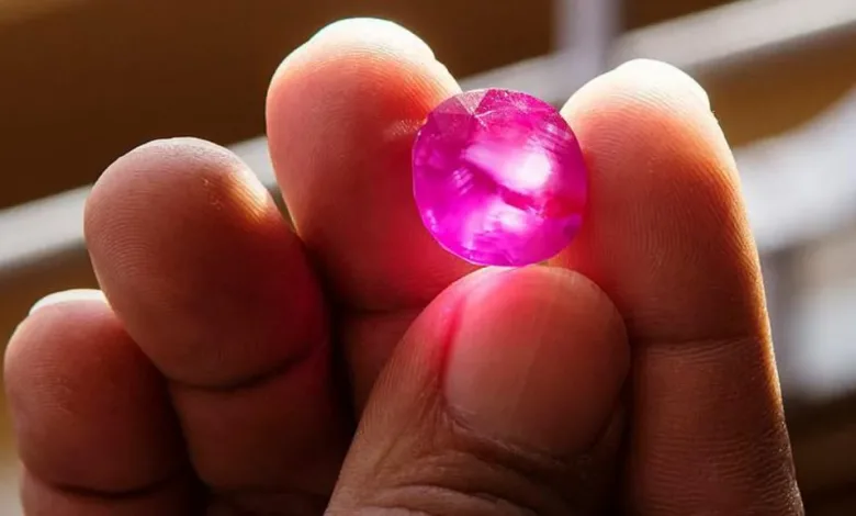 The rubies were reportedly exported over a period of 10 years