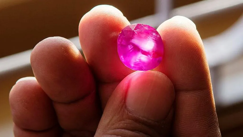 The rubies were reportedly exported over a period of 10 years