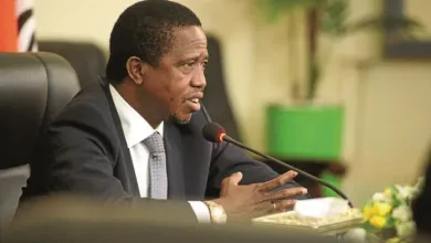 Former President of Zambia, Edgar Lungu