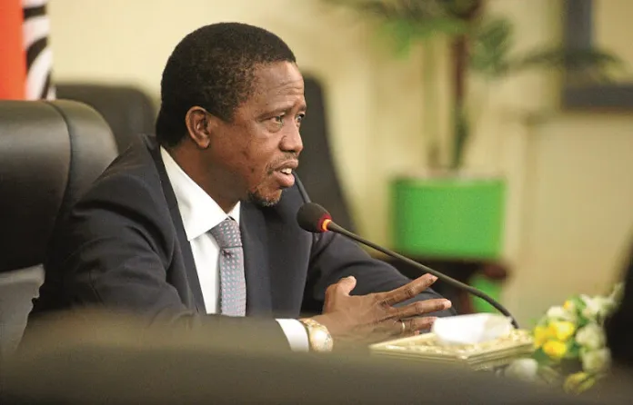 Former President of Zambia, Edgar Lungu