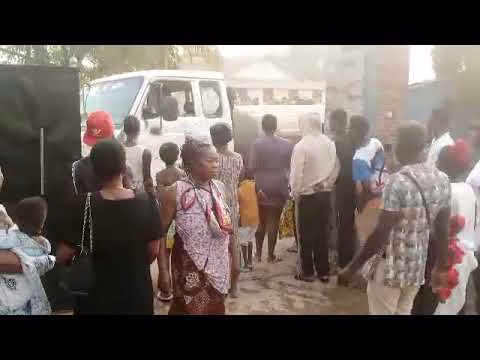 Fire incident in berekum