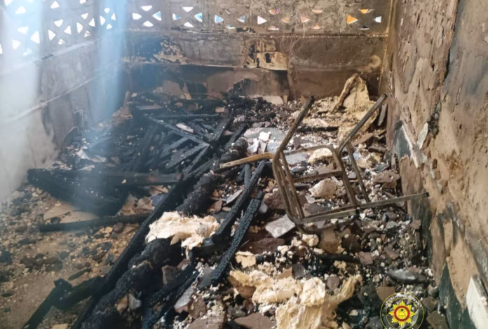 Fire outbreak in Buipewura’s Palace