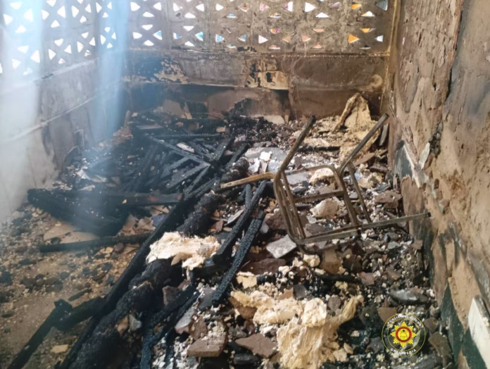 Fire outbreak in Buipewura’s Palace