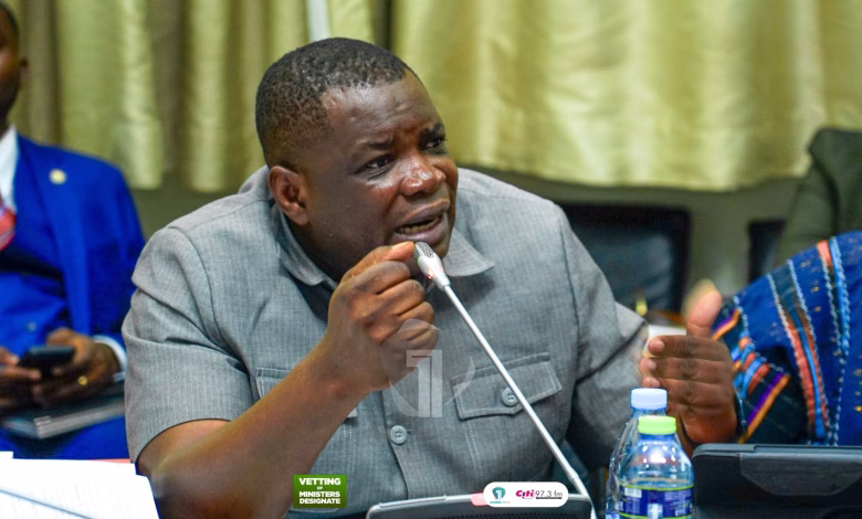 Minister of Roads and highways, Kwame Governs Agbodza