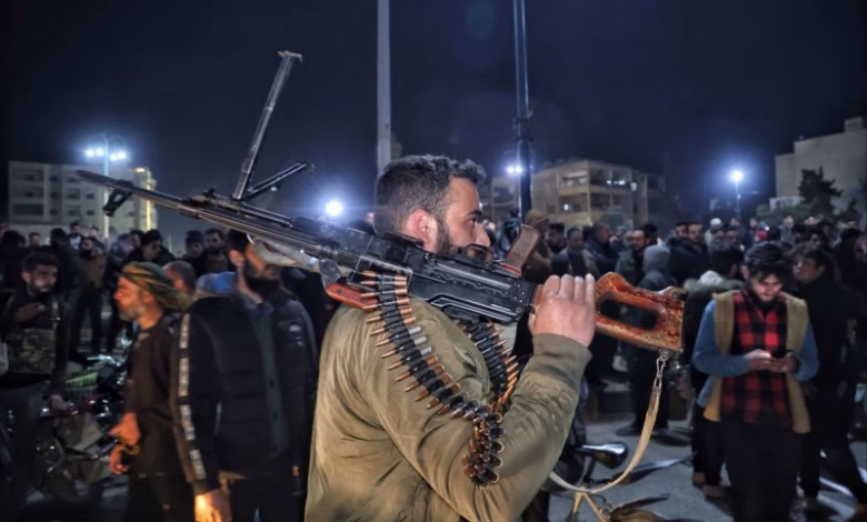 Syrian forces and Bashar al-Assad loyalists