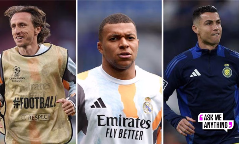 uka Modric, Kylian Mbappe and Cristiano Ronaldo
