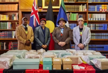 Representatives of Queensland First Nations communities attended the formal repatriation ceremony in London
