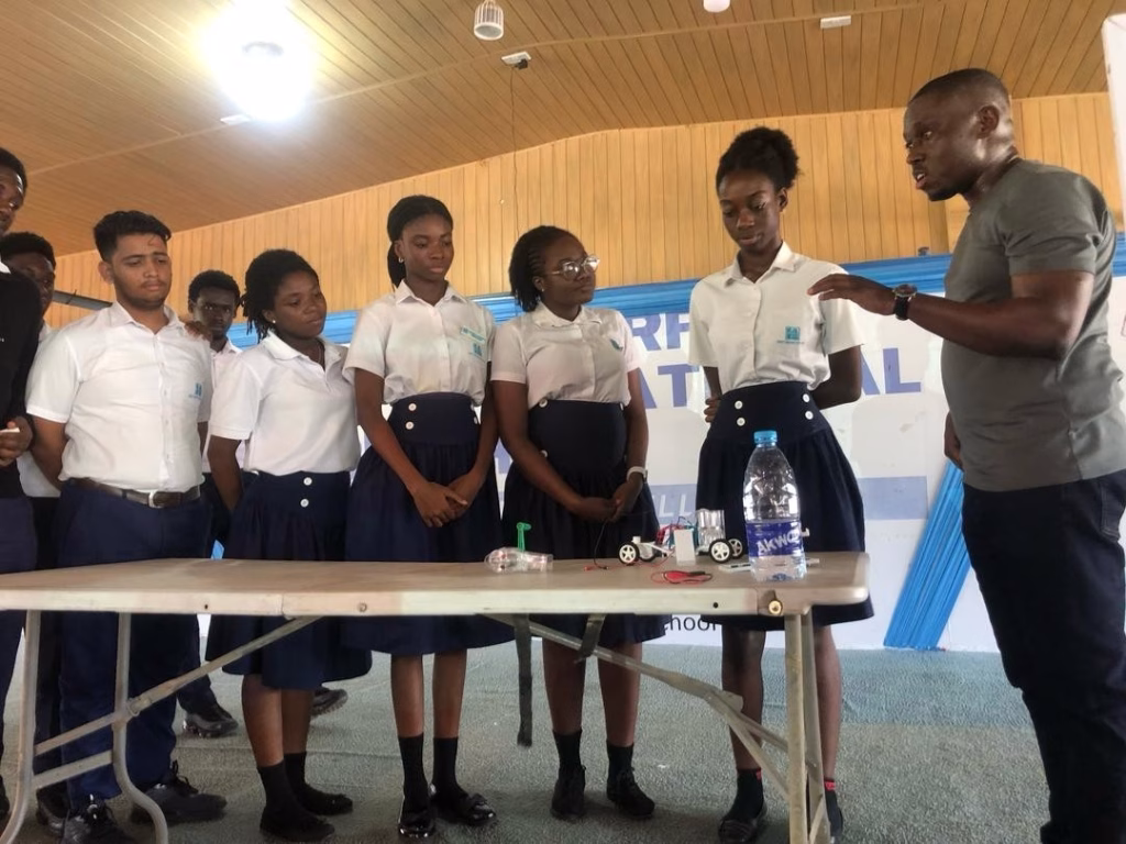 Students at East Airport International School (EAIS)