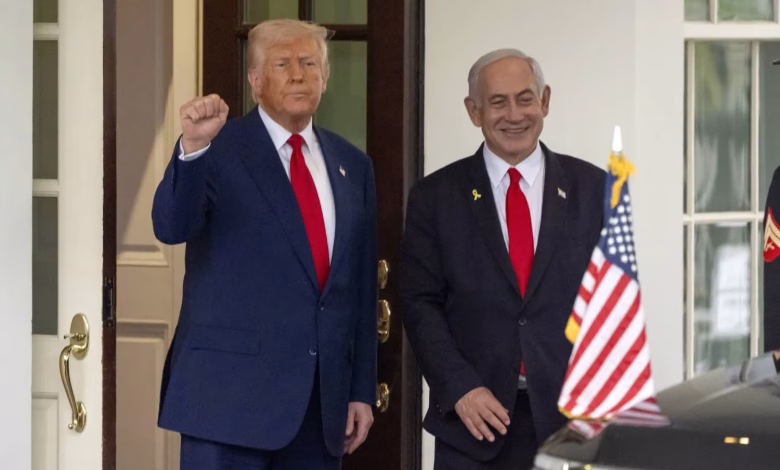U.S. President Donald Trump and Benjamin Netanyahu