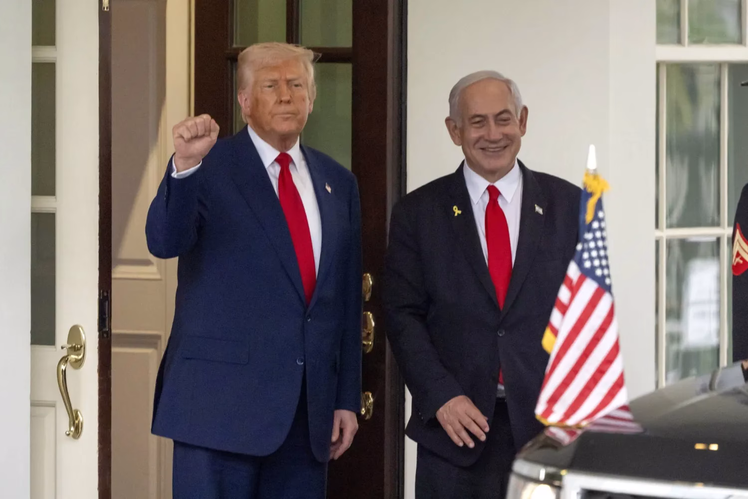 U.S. President Donald Trump and Benjamin Netanyahu