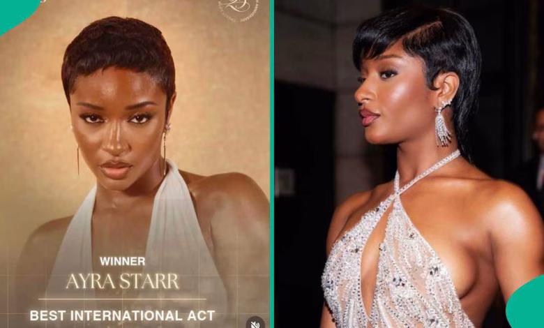 Ayra Starr wins BET Awards