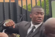 Adu Acheampong, a member of the private security