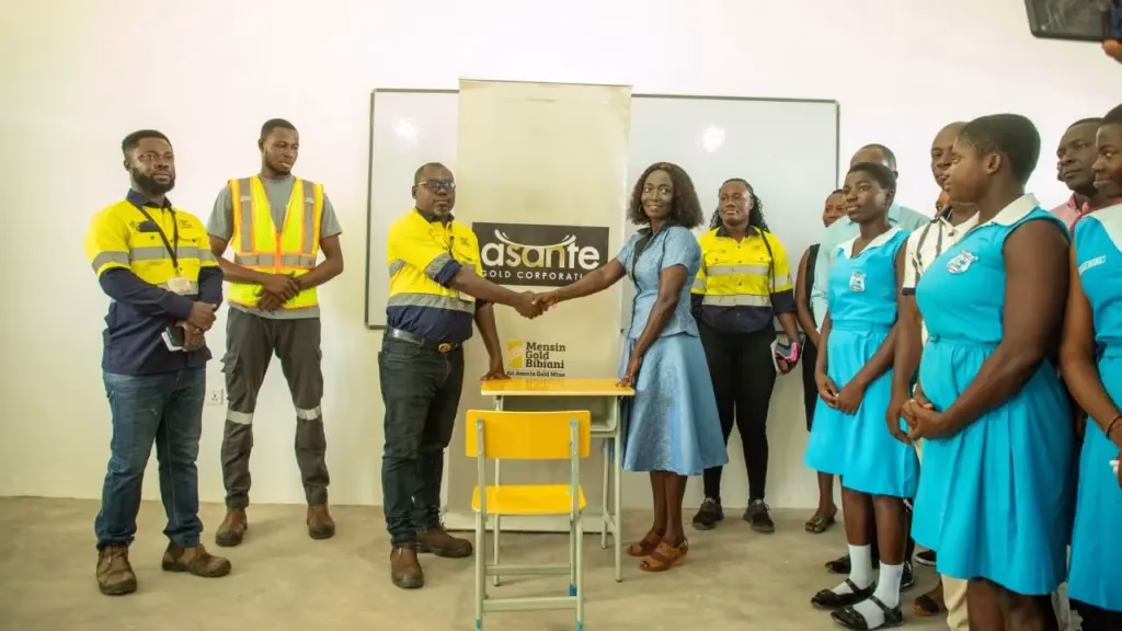 Asante Gold Donates to Queens Girls' SHS