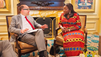 Elizabeth Ofosu-Adjare meeting with the senior U.S. officials