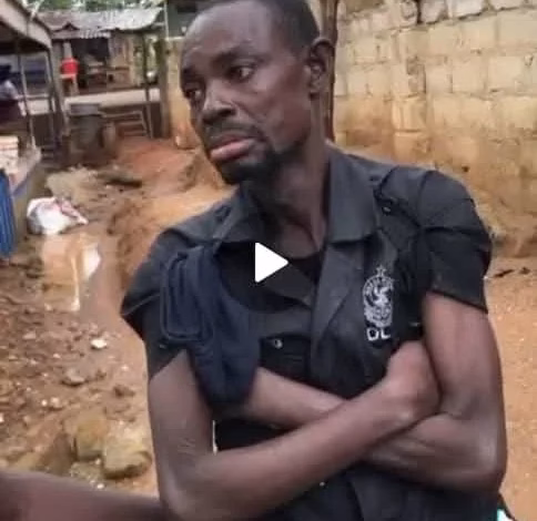 man arrested for wearing police uniform