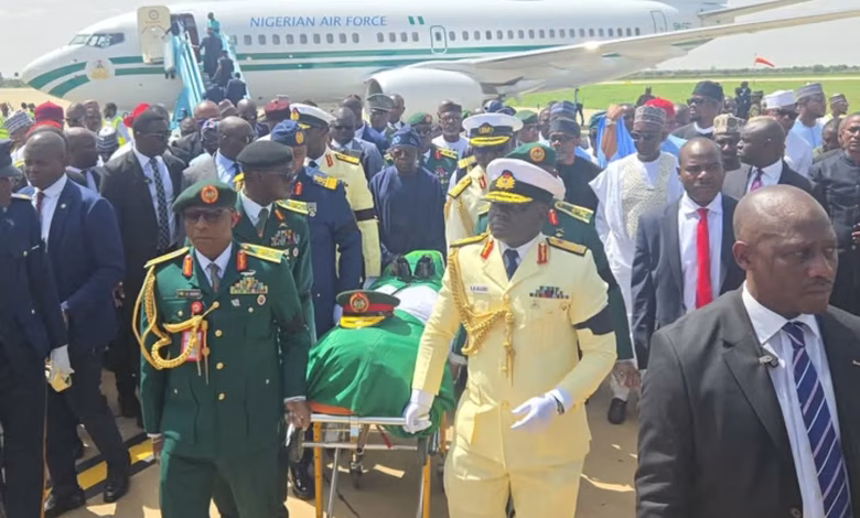 Former President Buhari’s Body Arrives in Nigeria