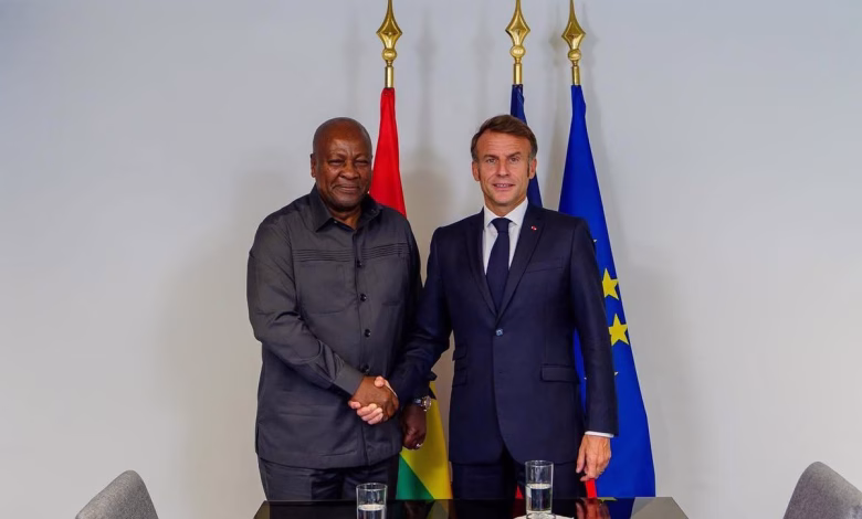 Mahama Meets Macron