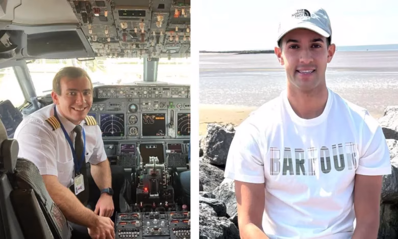 Matt Greenhalgh (left) and Jamie Fernandes worked as captain and senior first officer for Ryanair