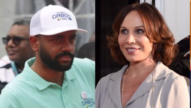 Former Gabon First Lady and Son