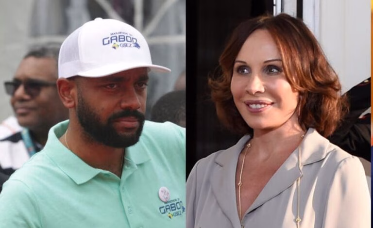 Former Gabon First Lady and Son