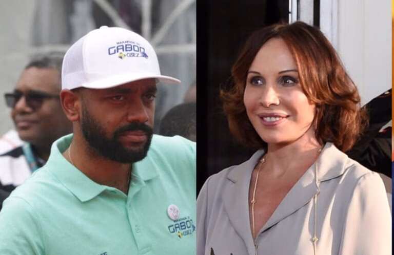 Former Gabon First Lady and Son