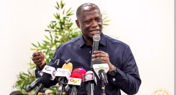 The Minister for Lands and Natural Resources, Emmanuel Armah-Kofi Buah