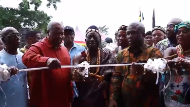Mahama commissions Akatsi North District Police Headquarters