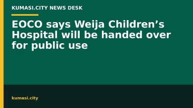 EOCO says Weija Children’s Hospital will be handed over for public use