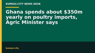 Ghana spends about $350m yearly on poultry imports, Agric Minister says