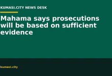 Mahama says prosecutions will be based on sufficient evidence